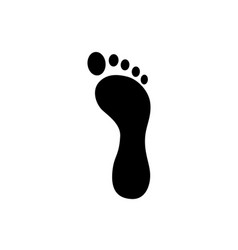 Footprint Silhouette Icon