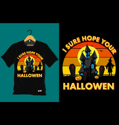 Halloween Retro Vintage T Shirt Design