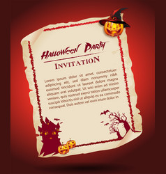 Halloween Vintage Party Invitation