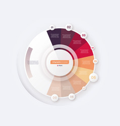 Nine Option Circle Infographic Diagram