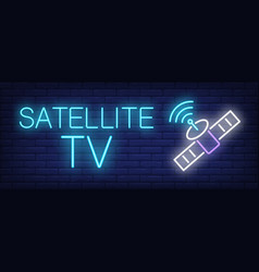 Satellite Tv Neon Sign