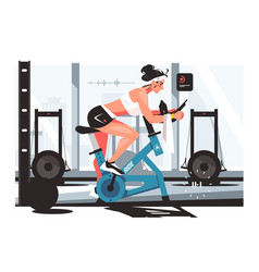 Stationary Bicycle And Indoor Cycling Activity