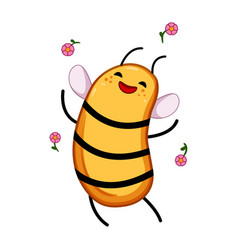 Honey Bee Character Cartoon