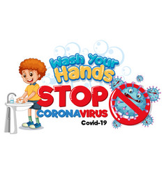 Wash Your Hands Stop Coronavirus Banner