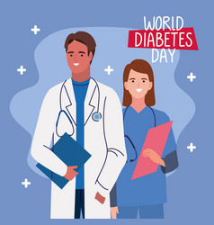 World Diabetes Day Lettering