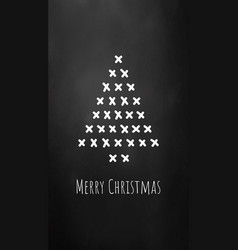 Christmas Tree Concept Card Or Phone Wallpaper