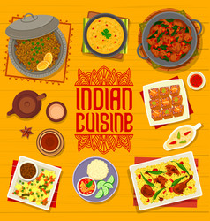 Indian Food Restaurant Meals Menu Cover