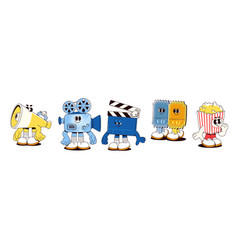 Movie Theater Mascots Set