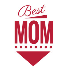 Best Mom Vintage Label