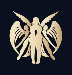 Angel Wings Logo Design Template