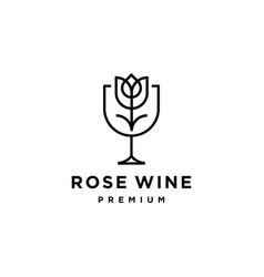 Mic And Rose Flower Logo Icon Design Concept