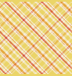 Striped Yellow Watercolor Gingham Pattern Plaid