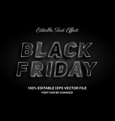 Black Friday 3d Editable Text Effect