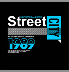 Southern California Street City Authentic 1989