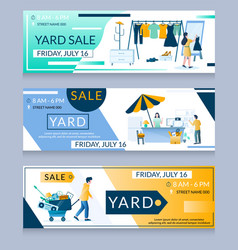 Yard Sale Web Banner Template Set