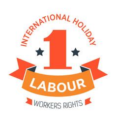 Labour Day Isolated Icon Workers Rights