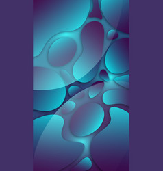 Ocean Blue Water Abstract Flat Bubbles For Apps