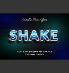 Shake 3d Editable Text Effect