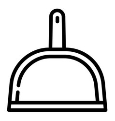 Dust Pan Icon Outline Style