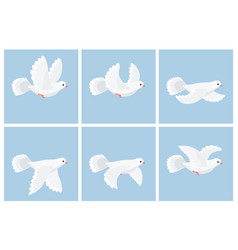 Cartoon Flying Dove Animation Sprite