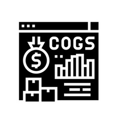 Cost Of Goods Sold Cogs Report Glyph Icon