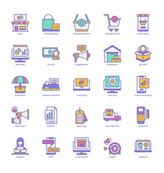 Ecommerce Icon Pack For Website Design Logo App