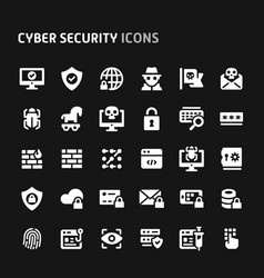 Cyber Security Icon Set