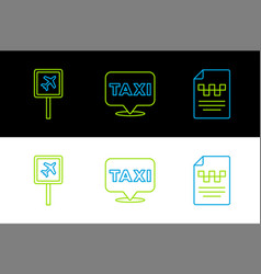 Set Line Taxi Driver License Airport And Location