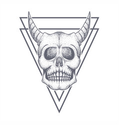 Devil Skull Triangle Bage