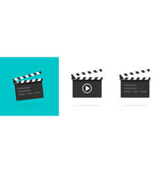 Movie Film Clapperboard Clipart Image Icon Action