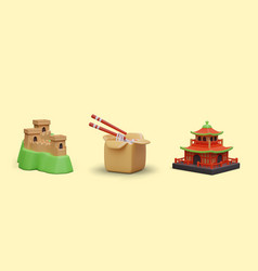 Set Of Icons For Asian Sites Applications