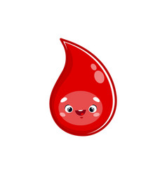 Cartoon Blood Drop Character Personage