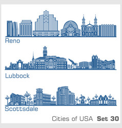 Cities Usa - Reno Lubbock Scottsdale