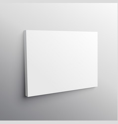 Empty Wall Canvas Display Mockup