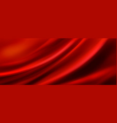 Red Luxury Silk Cloth Background Curtain Texture