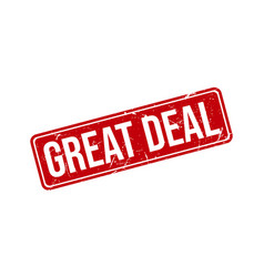 Great Deal Rubber Stamp Seal