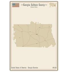 Map Of Calhoun County In Georgia