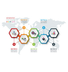 Hexagon Inforgraphics On Graphic Art