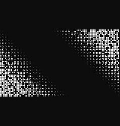 Pixel Mosaic Background Black And White Pattern