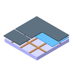 Tile Floor Icon Isometric Flooring