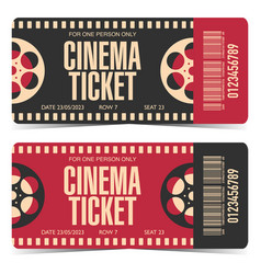 Cinema Ticket Design Mockup