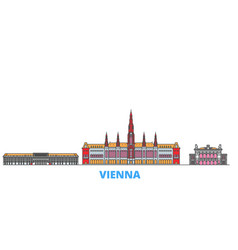 Austria Vienna Line Cityscape Flat