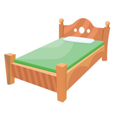 Childrens Bed On A White Background