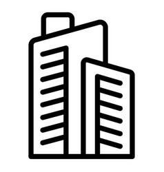 City Skyscraper Icon Outline Poland Travel