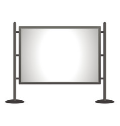 Blank Outdoor Bulletin Board