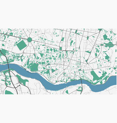 Map Of Porto Portugal Urban City Road Art