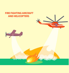 Aircraft And Helicopters Poster With Text