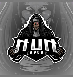 Scary Nun Logo Esport Games