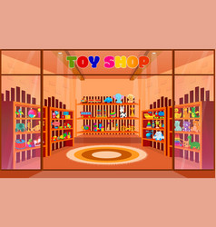 Toy Shop With Shelves