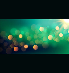 Bokeh Effect With Light Flare Background New